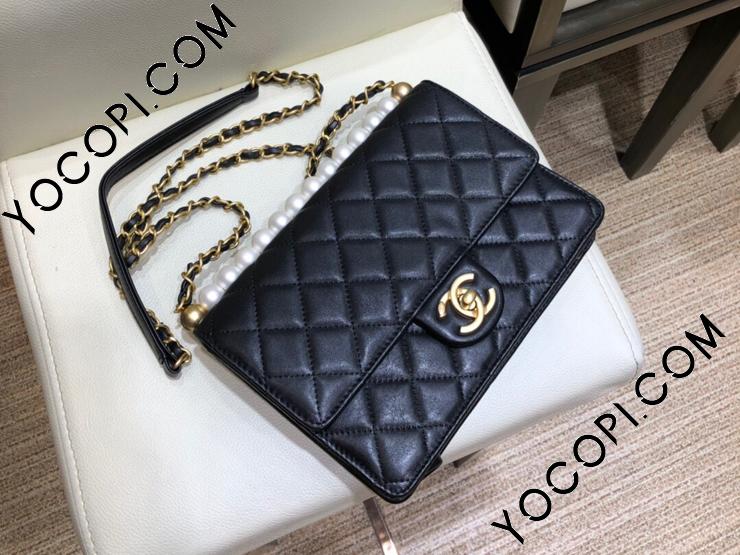 AS0585 B00374 94305】 CHANEL シャネル バッグ コピー ラムスキン