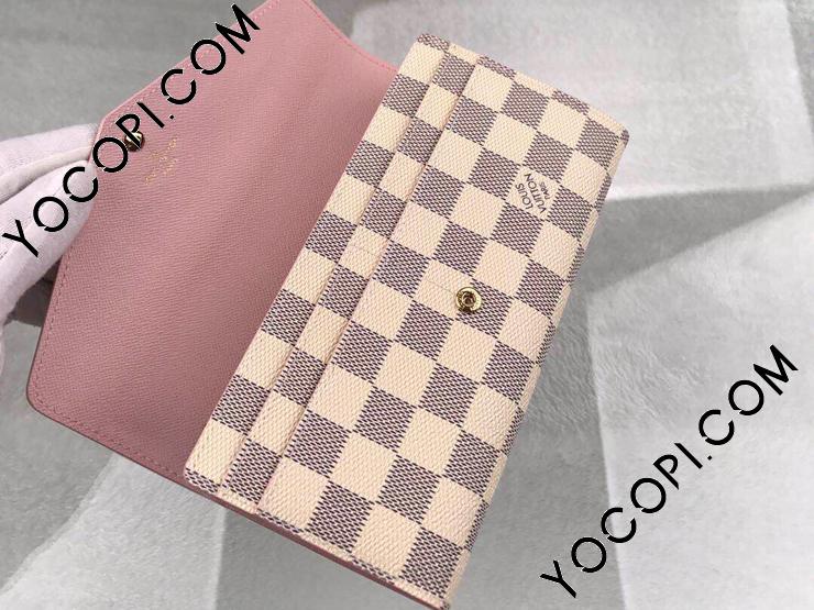N60232】 LOUIS VUITTON ルイヴィトン ダミエ・アズール 長財布 