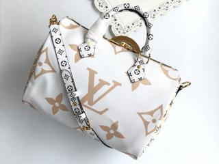 【M44572】 LOUIS VUITTON ルイヴィトン モノグラム バッグ スーパーコピー スピーディ・バンドリエール 30 NM ハンドバッグ レディース ショルダーバッグ クレーム