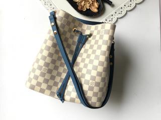 【N40153】 LOUIS VUITTON ルイヴィトン ダミエ・アズール バッグ コピー ネオノエ レディース ショルダーバッグ 3色可選択 ブルーエ