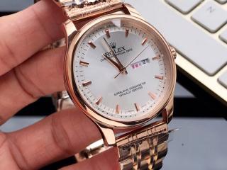 機械式 ロレックス 腕時計メンズ 時計 39mm 自動巻き316L鋼シルバーカラー（銀色） 文字盤：白