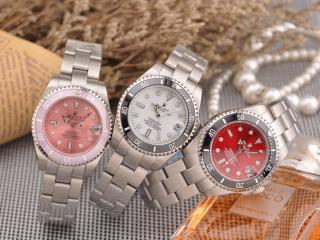 機械式 ロレックス 腕時計 35mm メンズ 時計 自動巻き316L鋼シルバーカラー（銀色）