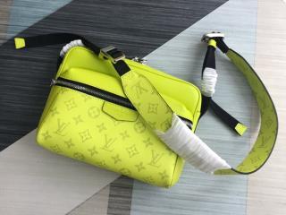 【M30239】 LOUIS VUITTON ルイヴィトン タイガ バッグ スーパーコピー アウトドア・メッセンジャー PM モノグラム･エクリプス メンズ ショルダーバッグ 5色可選択 ジョーヌ