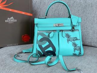 【kelly3201】 HERMES エルメス ケリー バッグ スーパーコピー Kelly Lakis 32 Swift革 ハンドバッグ レディース ショルダーバッグ 5色可選択