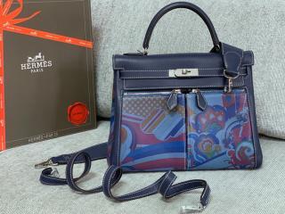 【kelly3202】 HERMES エルメス ケリー バッグ コピー Kelly Lakis 32 Swift革 ハンドバッグ レディース ショルダーバッグ 5色可選択