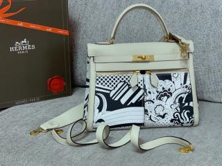 【kelly3204】 HERMES エルメス ケリー バッグ コピー Kelly Lakis 32 Swift革 ハンドバッグ レディース ショルダーバッグ 5色可選択