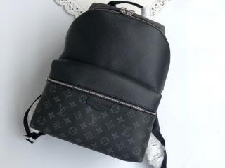 【M30230】 LOUIS VUITTON ルイヴィトン タイガ バッグ コピー ディスカバリー・バックパック モノグラム･エクリプス メンズ バックパック ノワール