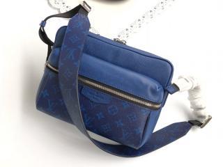 【M30242】 LOUIS VUITTON ルイヴィトン タイガ バッグ コピー アウトドア・メッセンジャー PM モノグラム･エクリプス メンズ ショルダーバッグ 4色可選択 コバルト