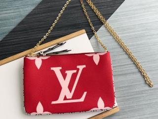 【M67561】 LOUIS VUITTON ルイヴィトン モノグラム 財布 スーパーコピー ポシェット・ドゥーブル ジップ レディース ラウンドファスナー財布