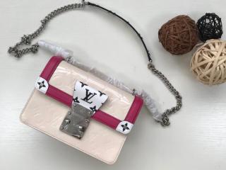 【M90442】 LOUIS VUITTON ルイヴィトン モノグラム･ヴェルニ バッグ コピー LVワインウッド PM レディース ショルダーバッグ クレーム