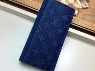 【M30297】 LOUIS VUITTON ルイヴィトン タイガ 長財布 コピー ポルトフォイユ・ブラザ モノグラム メンズ 二つ折り財布 2色可選択 コバルト