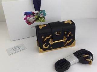 【PR3201-1-S】 PRADA プラダ バッグ コピー S級品 カイエ レディース ショルダーバッグ ゴールド金具 4色可選択