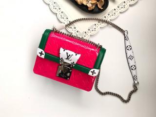 【M90443】 LOUIS VUITTON ルイヴィトン モノグラム･ヴェルニ バッグ スーパーコピー LVワインウッド PM レディース ショルダーバッグ ベルリンゴ