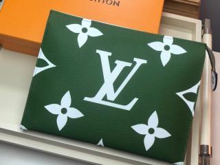 【M67691】 LOUIS VUITTON ルイヴィトン モノグラム バッグ スーパーコピー ポッシュ・トワレ 26 レディース クラッチバッグ 2色可選択 カーキ