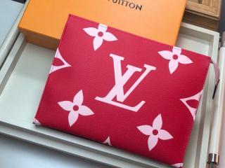 【M67692】 LOUIS VUITTON ルイヴィトン モノグラム バッグ コピー ポッシュ・トワレ 26 レディース クラッチバッグ 2色可選択 ルージュ