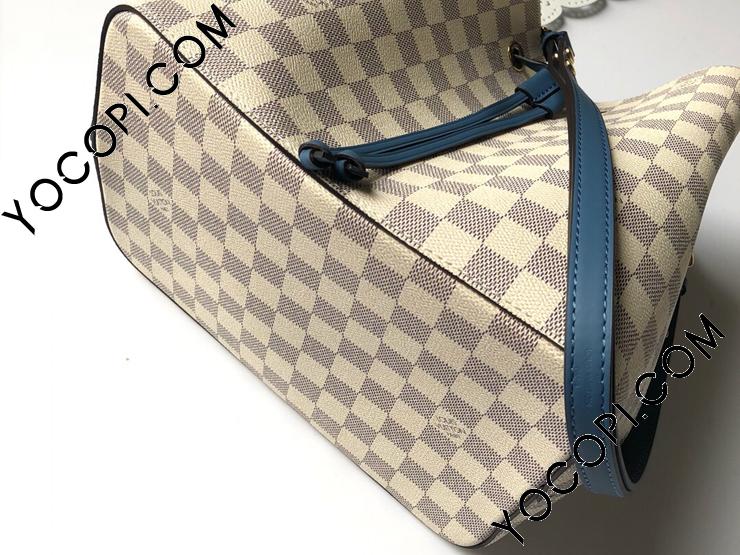 RFID 正規品 ルイヴィトン ネオノエ ダミエ アズール ルイ ヴィトン ダミエアズール ネオノエ N40152 ダミエアズール