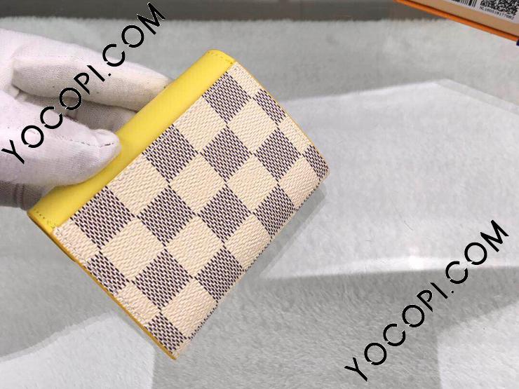 N60220】 LOUIS VUITTON ルイヴィトン ダミエ・アズール 財布 コピー 