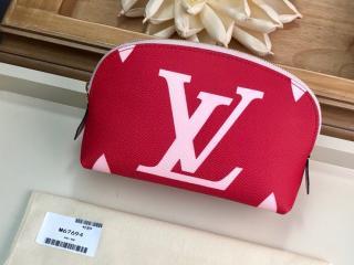 【M67694】 LOUIS VUITTON ルイヴィトン モノグラム バッグ スーパーコピー ポシェット・コスメティック レディース クラッチバッグ 2色可選択 ルージュ