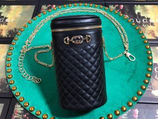 【572298 0YKNX 1000】 GUCCI グッチ バッグ コピー キルティングレザー ベルトバッグ レディース ショルダーバッグ 2色可選択 ブラック