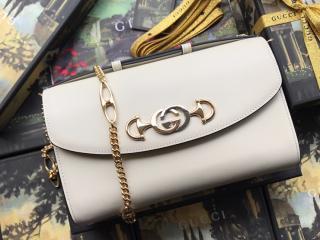 【572375 05J0X 9022】 GUCCI グッチ バッグ スーパーコピー 〔グッチ ズゥミ〕スモール レディース ショルダーバッグ 5色可選択 ホワイト