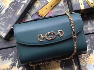 【572375 05J0X 3154】 GUCCI グッチ バッグ コピー 〔グッチ ズゥミ〕スモール レディース ショルダーバッグ 5色可選択 ダークグリーン