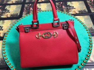 【569712 1B90X 6433】 GUCCI グッチ バッグ コピー 〔グッチ ズゥミ〕スモール トップハンドルバッグ レディース ショルダーバッグ 6色可選択 ハイビスカスレッド