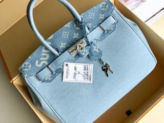 【M48888-30】 LOUIS VUITTON x SUPREME ルイヴィトン シュプリーム バッグ スーパーコピー Humble Travel Bag Birkin レディース ショルダーバッグ