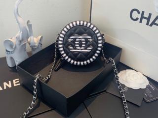 【A81599 Y84125 Black】 CHANEL シャネル バッグ スーパーコピー 19SS グレインド カーフスキン チェーン クラッチ レディース ショルダーバッグ 3色可選択 ブラック