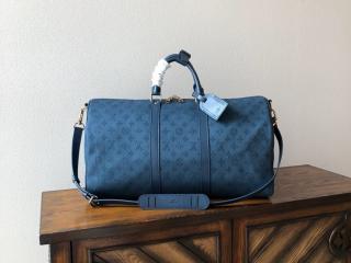 【M44645】 LOUIS VUITTON ルイヴィトン モノグラム・デニム バッグ コピー キーポル・バンドリエール 50 メンズ ボストンバッグ