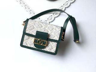 【M53996】 LOUIS VUITTON ルイヴィトン バッグ コピー ドーフィーヌ MINI レディース ショルダーバッグ グリーン・ホワイト