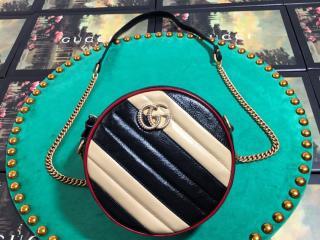 ‎【550154 0OLOX 9689】 GUCCI グッチ バッグ コピー GG Marmont 〔GGマーモント〕ラウンド ミニ レディース ショルダーバッグ