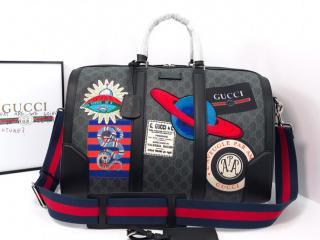 【474131 9IKDN 8850】 GUCCI グッチ バッグ スーパーコピー GG Supreme 〔グッチ クーリエ〕ソフト GGスプリーム キャリーオンダッフルバッグ メンズ バッグ