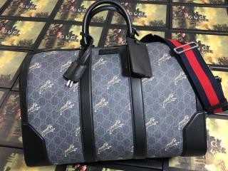 【474131 G02AN 8992】 GUCCI グッチ バッグ コピー GG Supreme GGスプリーム タイガー プリント ダッフルバッグ メンズ バッグ