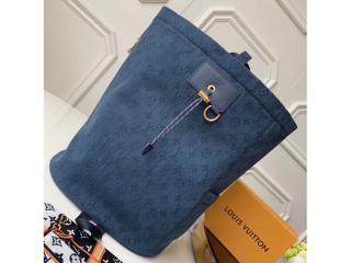 【M44617】 LOUIS VUITTON ルイヴィトン モノグラム・デニム バッグ スーパーコピー チョーク・バックパック メンズ バックパック