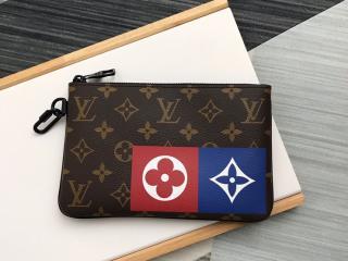 【M67814】 LOUIS VUITTON ルイヴィトン モノグラム 財布 コピー ジップド・ポーチ MM メンズ ラウンドファスナー財布