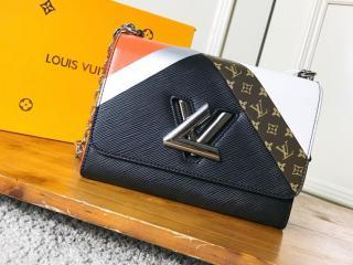 【M53801】 LOUIS VUITTON ルイヴィトン エピ バッグ コピー ツイスト MM レディース ショルダーバッグ 2色可選択 ノワール タン