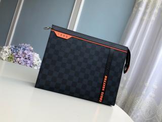【N60241】 LOUIS VUITTON ルイヴィトン ダミエ・コバルト バッグ スーパーコピー ポシェット・ヴォワヤージュ メンズ クラッチバッグ