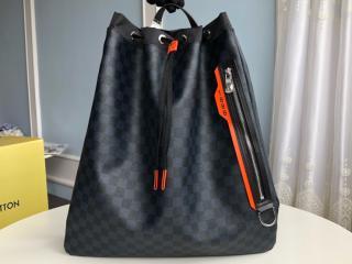 【N40170】 LOUIS VUITTON ルイヴィトン ダミエ・コバルト バッグ コピー ジム・バックパック メンズ バックパック