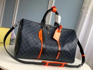 【N40166】 LOUIS VUITTON ルイヴィトン ダミエ・コバルト バッグ コピー キーポル・バンドリエール 45 メンズ ボストンバッグ