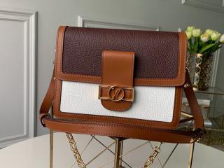 【M53868】 LOUIS VUITTON ルイヴィトン バッグ スーパーコピー ドーフィーヌ MM レディース ショルダーバッグ 3色可選択 スノー・バックベリー