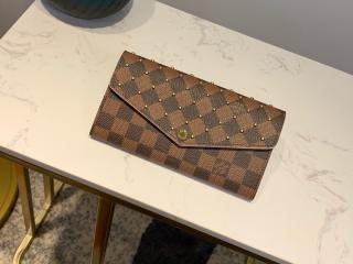 【N60249】 LOUIS VUITTON ルイヴィトン ダミエ・エベヌ 長財布 コピー ポルトフォイユ・サラ レディース ラウンドファスナー財布