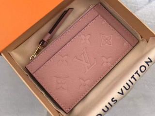 【M67853】 LOUIS VUITTON ルイヴィトン モノグラム・アンプラント 財布 スーパーコピー ポルト カルト・ジップ レディース ラウンドファスナー財布 2色可選択 ローズプードル