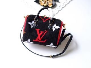 【M55423】 LOUIS VUITTON ルイヴィトン モノグラム・シャーリングシープスキン バッグ コピー スピーディ・バンドリエール 25 ハンドバッグ レディース ショルダーバッグ
