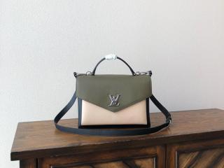 【M55323】 LOUIS VUITTON ルイヴィトン ソフトカーフ バッグ スーパーコピー マイロックミー Lockme ハンドバッグ レディース ショルダーバッグ ローリエ トフィーラテ ノワール