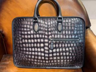 Berluti  ビジネスバッグ・アタッシュケースメンズファッション バッグ・カバン2018-19AWワニ皮
