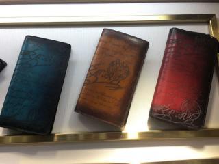 財布半成品 ベルルッティ berluti 文字色(ゴールド/シルバー)カスタマイズ可能