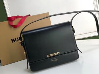 【80119721】 BURBERRY バーバリー バッグ コピー Grace スモール ツートンレザー グレースバッグ レディース ショルダーバッグ 3色可選択 ブラック