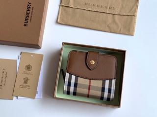 【40186851-4】 BURBERRY バーバリー 財布 コピー FINSBURYハウスチェックコンパクト レディース 2つ折り財布 5色可選択