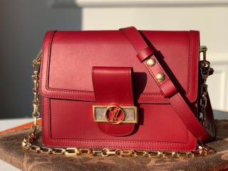 【M55735】 LOUIS VUITTON ルイヴィトン バッグ スーパーコピー ドーフィーヌ MM レディース ショルダーバッグ 3色可選択 チェリー ベリー