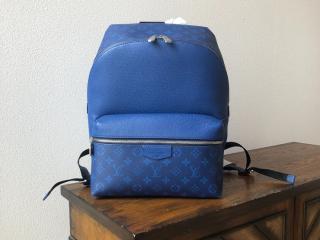 【M30229】 LOUIS VUITTON ルイヴィトン タイガ バッグ コピー ディスカバリー・バックパック モノグラム･エクリプス メンズ バックパック コバルト